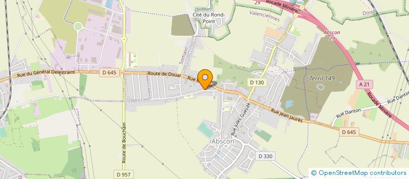 localisation de l'entreprise ENTREPRISE SENECHAL VILLETTE  ABSCON