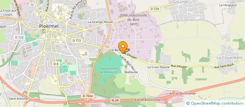 localisation de l'entreprise ENTREPRISE SERGE MAHIAS  PLOERMEL