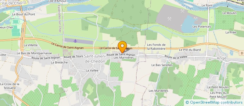 localisation de l'entreprise ENTREPRISE SERGEANT à SAINT-JULIEN-DE-CHEDON