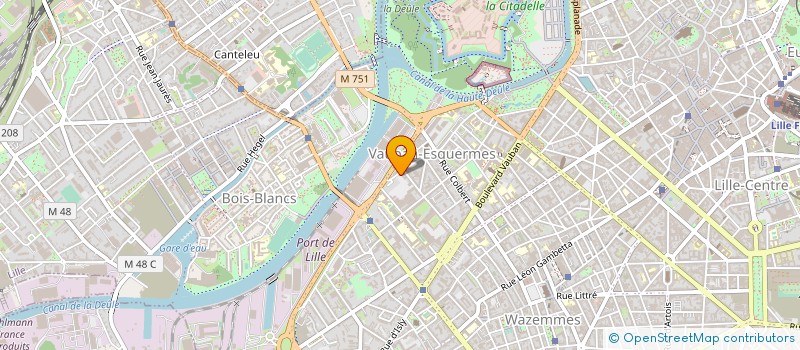 localisation de l'entreprise ENTREPRISE SERRURERIE TOLERIE CHAUFFAGE à LILLE