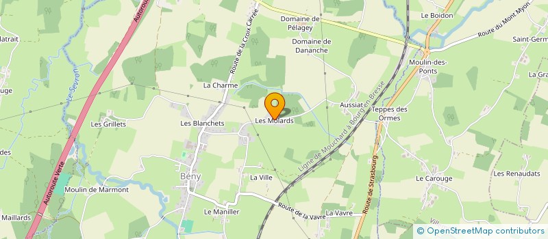 localisation de l'entreprise ENTREPRISE SEVE à BENY