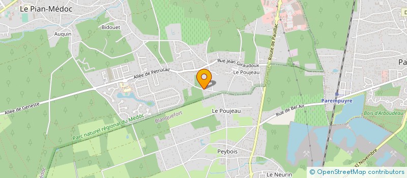 localisation de l'entreprise ENTREPRISE SEVILLE  LE PIAN-MEDOC