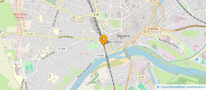 localisation de l'entreprise ENTREPRISE SEVRE ET PARAY à NEVERS