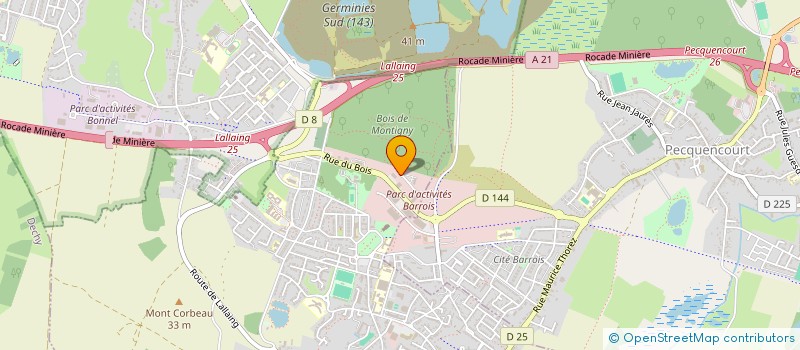 localisation de l'entreprise ENTREPRISE SEYS à MONTIGNY-EN-OSTREVENT