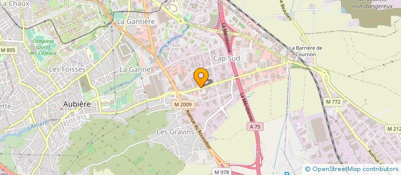 localisation de l'entreprise ENTREPRISE SIEGRIST ET COMPAGNIE à COURNON-D'AUVERGNE