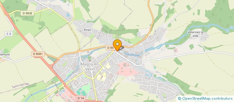 localisation de l'entreprise ENTREPRISE SIMEONI à MAGNY-EN-VEXIN