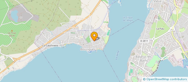 localisation de l'entreprise ENTREPRISE SIMONCINI  BOUZIGUES