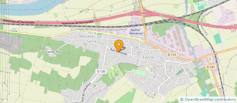 localisation de l'entreprise ENTREPRISE SIMOND SA à MEZIERES-SUR-SEINE