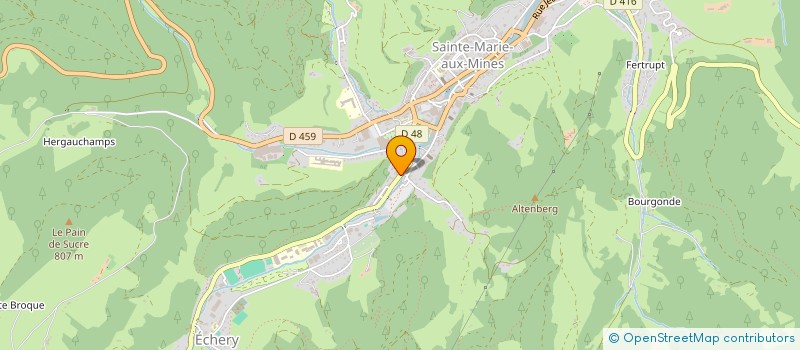 localisation de l'entreprise ENTREPRISE SKOCIBUSIC à SAINTE-MARIE-AUX-MINES