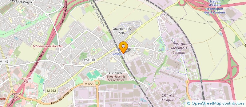 localisation de l'entreprise ENTREPRISE SOCIALE DINAMIC à LESQUIN