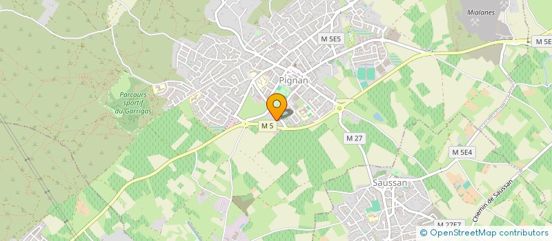 localisation de l'entreprise ENTREPRISE SOLIVE à PIGNAN