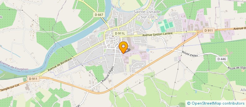 localisation de l'entreprise ENTREPRISE SOMERA à SAINTE-LIVRADE-SUR-LOT