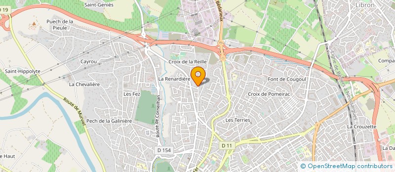 localisation de l'entreprise ENTREPRISE SOULAIROL  BEZIERS