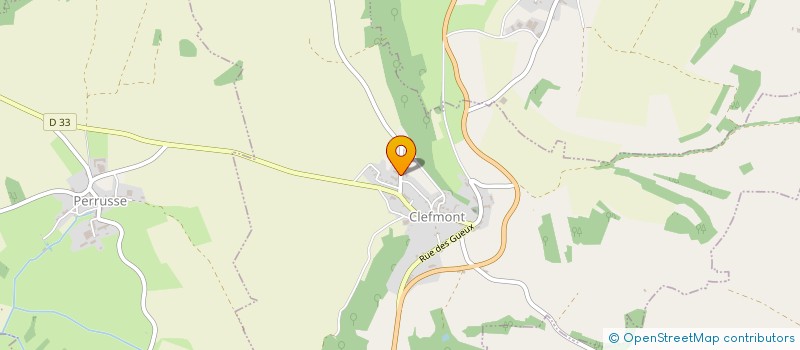 localisation de l'entreprise ENTREPRISE SOYER à CLEFMONT
