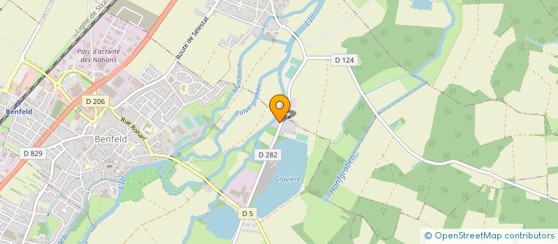 localisation de l'entreprise ENTREPRISE SPIESS à BENFELD