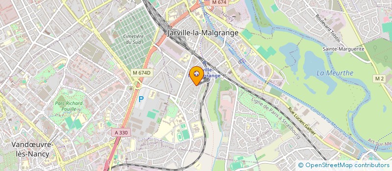 localisation de l'entreprise ENTREPRISE STANISLAS  JARVILLE-LA-MALGRANGE