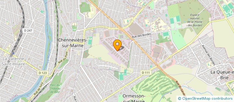 localisation de l'entreprise ENTREPRISE STEEM à CHENNEVIERES-SUR-MARNE