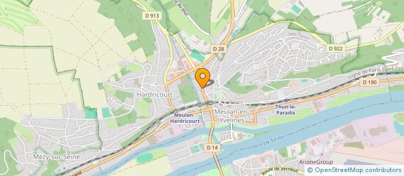 localisation de l'entreprise ENTREPRISE STEHNAC JEROME  MEULAN-EN-YVELINES