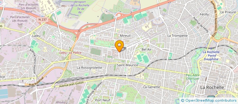 localisation de l'entreprise ENTREPRISE STEPHEN SANDIFORD  LA ROCHELLE