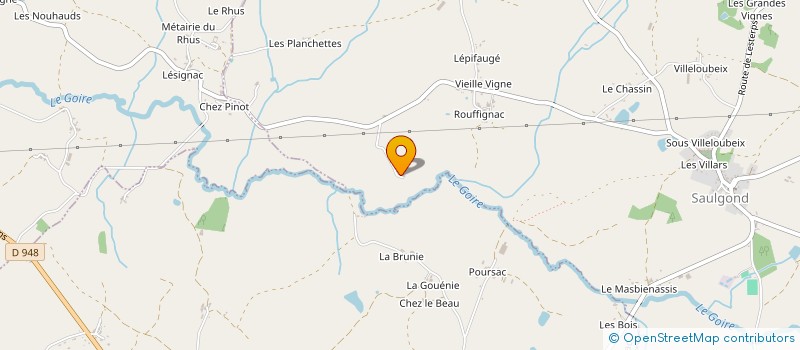 localisation de l'entreprise ENTREPRISE STUDDEN à SAULGOND
