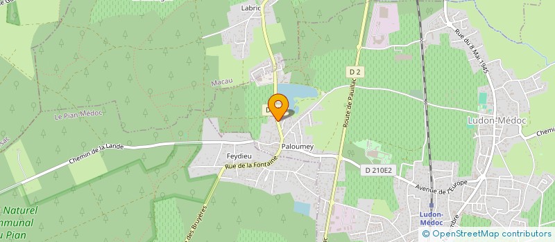 localisation de l'entreprise ENTREPRISE SUREAU  LUDON-MEDOC