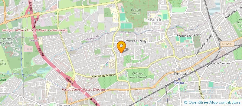 localisation de l'entreprise ENTREPRISE T T C à PESSAC