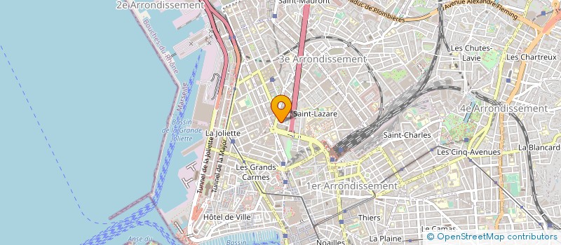 localisation de l'entreprise ENTREPRISE TABURY à MARSEILLE