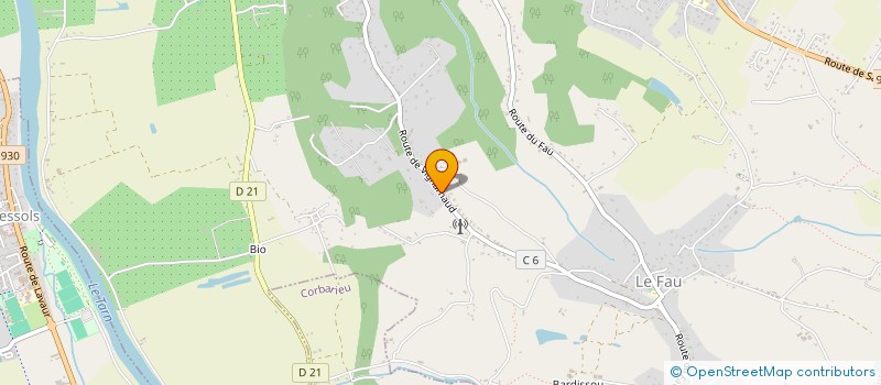 localisation de l'entreprise ENTREPRISE TAILLEFER  MONTAUBAN