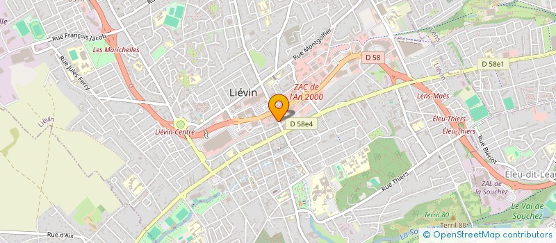 localisation de l'entreprise ENTREPRISE TAILLEZ à LIEVIN