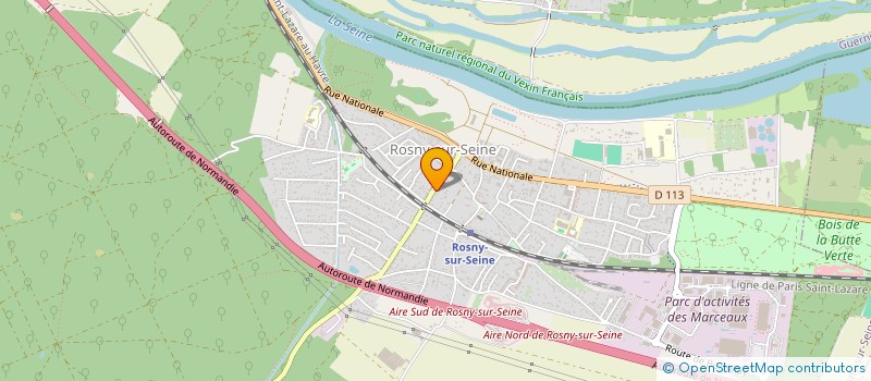 localisation de l'entreprise ENTREPRISE TAILLIER SAS  ROSNY-SUR-SEINE