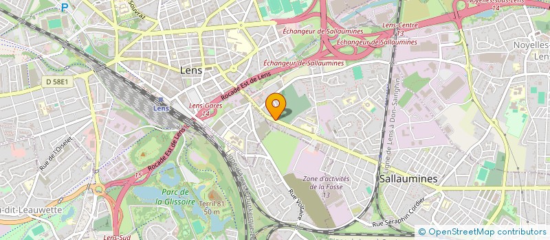 localisation de l'entreprise ENTREPRISE TAILLIEZ à SALLAUMINES