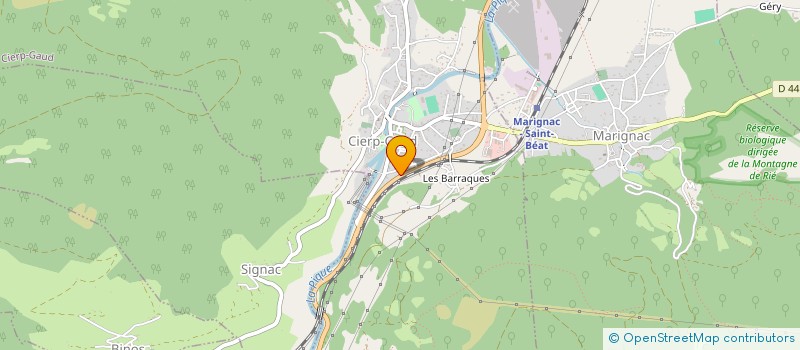 localisation de l'entreprise ENTREPRISE TALAZAC à ESTENOS