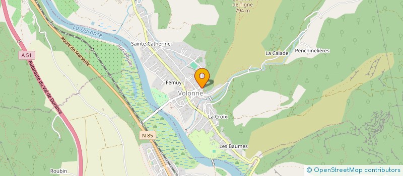 localisation de l'entreprise ENTREPRISE TAMIETTI SARL à DIGNE-LES-BAINS