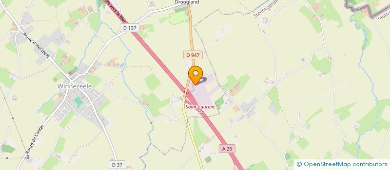 localisation de l'entreprise ENTREPRISE TECHNIQUE DU NETTOYAGE  WINNEZEELE