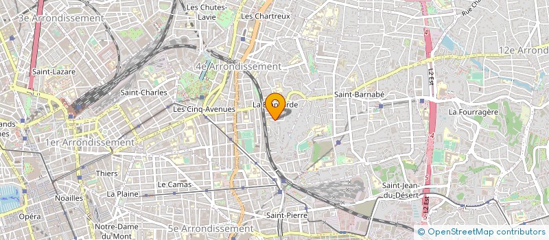 localisation de l'entreprise ENTREPRISE TECHNO' PAUL à MARSEILLE