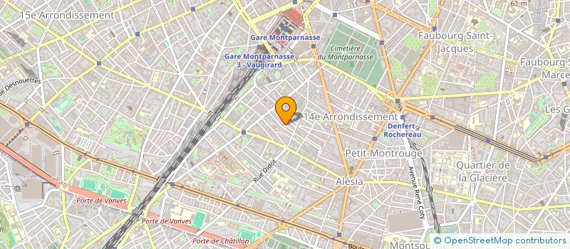 localisation de l'entreprise ENTREPRISE TEDESCHI  PARIS