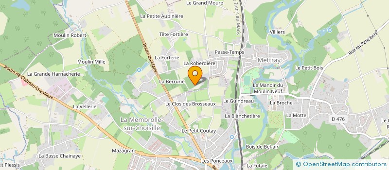 localisation de l'entreprise ENTREPRISE TEIXEIRA ROGERIO  METTRAY