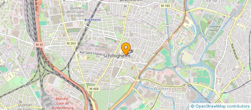 localisation de l'entreprise ENTREPRISE TEKIN  HUTTENHEIM