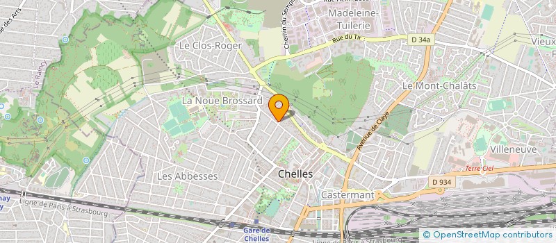 localisation de l'entreprise ENTREPRISE TELEPHONIQUE ANGOT à CHELLES