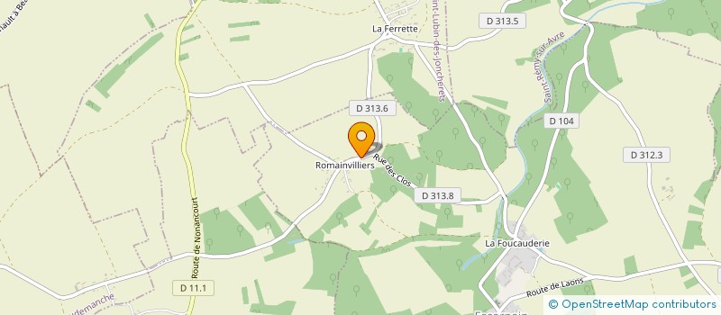 localisation de l'entreprise ENTREPRISE TERNON FILS à ESCORPAIN