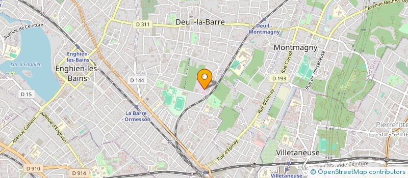 localisation de l'entreprise ENTREPRISE TERRIER ET HERVET à DEUIL-LA-BARRE