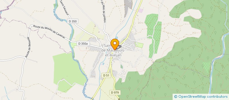localisation de l'entreprise ENTREPRISE TESTUD FRERES à SAINT-JEAN-DE-MARUEJOLS-ET-AVEJAN