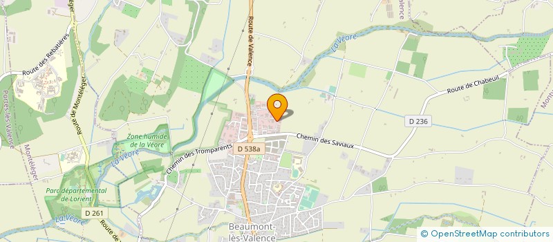 localisation de l'entreprise ENTREPRISE TEYSSEYRE à BEAUMONT-LES-VALENCE