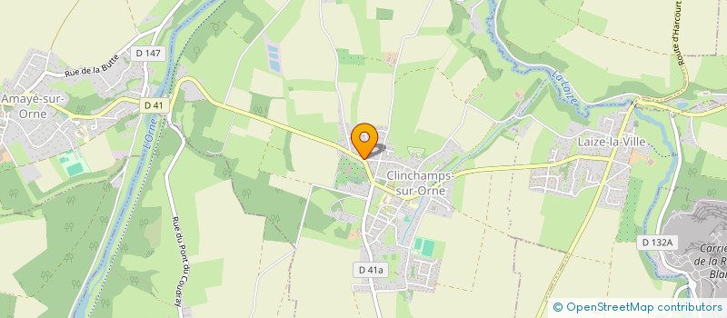 localisation de l'entreprise ENTREPRISE THIERRY MARIE  LAIZE-CLINCHAMPS