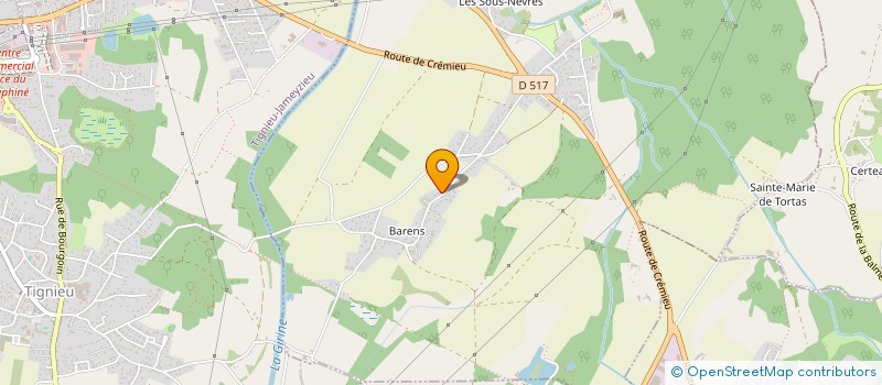 localisation de l'entreprise ENTREPRISE THOMAS SARL  SAINT-ROMAIN-DE-JALIONAS