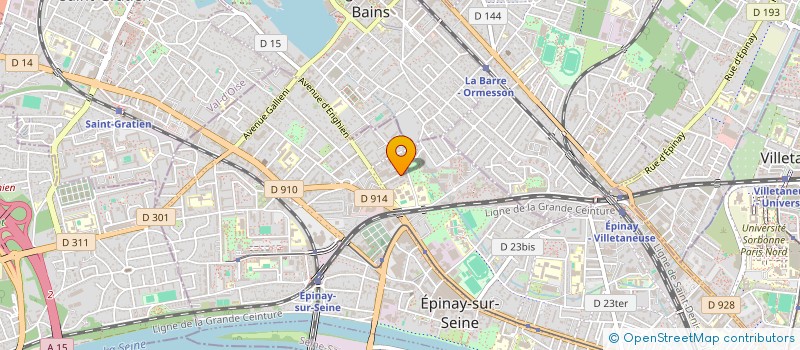 localisation de l'entreprise ENTREPRISE TJR  EPINAY-SUR-SEINE