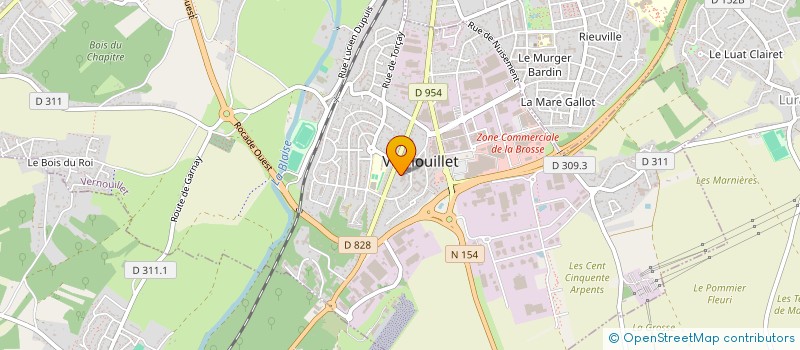 localisation de l'entreprise ENTREPRISE TORKHANI à VERNOUILLET