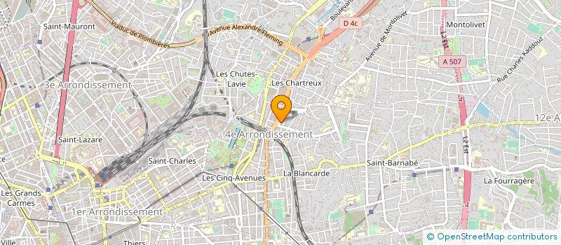localisation de l'entreprise ENTREPRISE TORRES à MARSEILLE