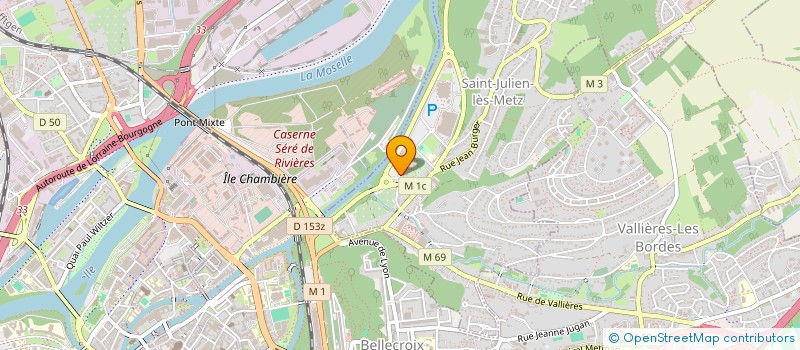 localisation de l'entreprise ENTREPRISE TOSI ET FILS à SAINT-JULIEN-LES-METZ