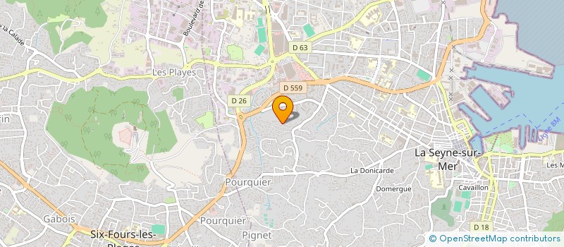 localisation de l'entreprise ENTREPRISE TOULONNAISE DE CARRELAGES  LA SEYNE SUR MER